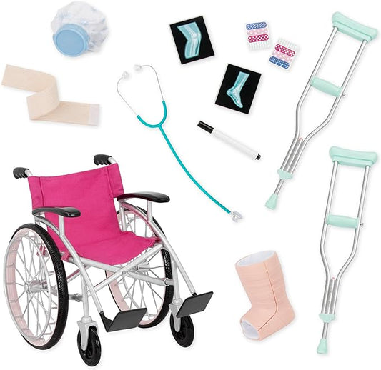 Our Generation Doll Medical Set with Wheelchair