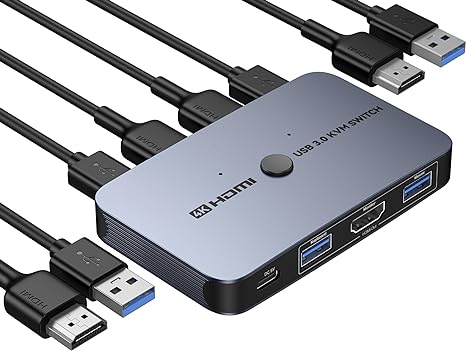 HDMI KVM Switch for Computer Sharing - ABLEWE