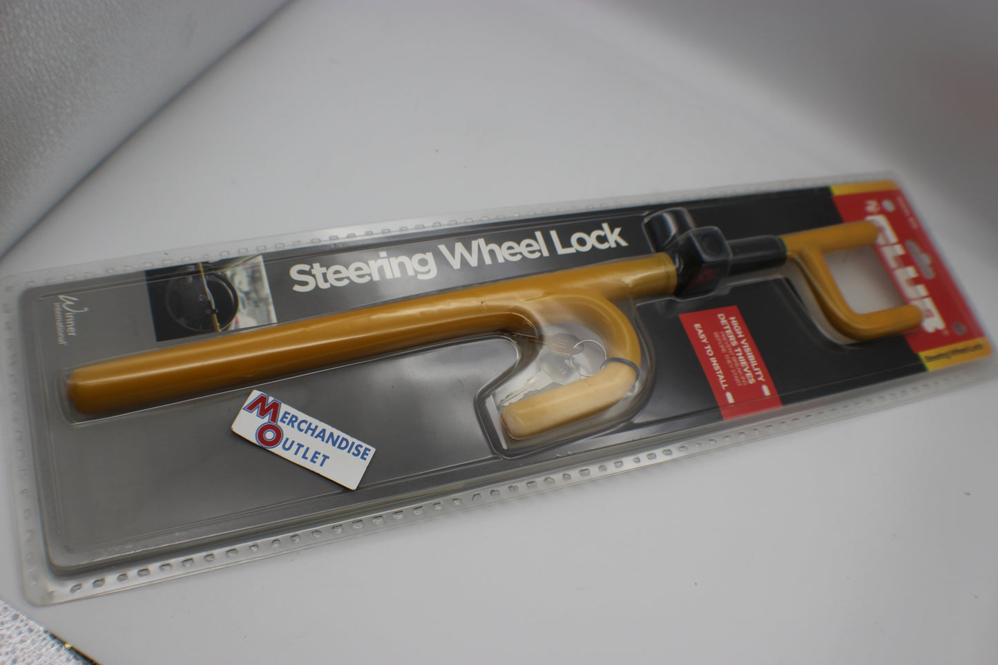 900 Steering Wheel Lock, Yellow