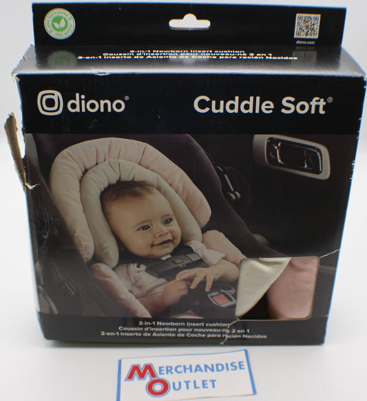 Diono Cuddle Soft 2-in-1 Support Head/Neck  Pillow for Newborn Carseats, for up to 15lbs