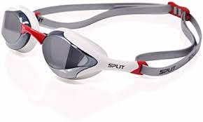 Fluidix Ultra Low-Profile Wide Angle Vision Hydrodynamic, Adjustable Swim Goggles with Anti-Fog