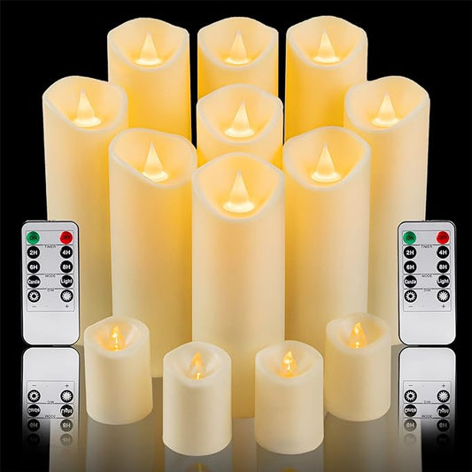 Flameless Candles - Remote Control Decorative Candles, 13-Pack
