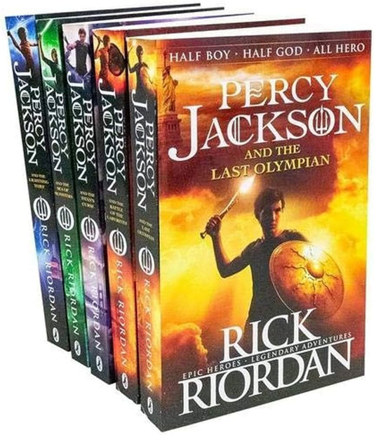 Percy Jackson The Ultimate Collection 5 Books Set, Epic Heroes Legendary Adventures