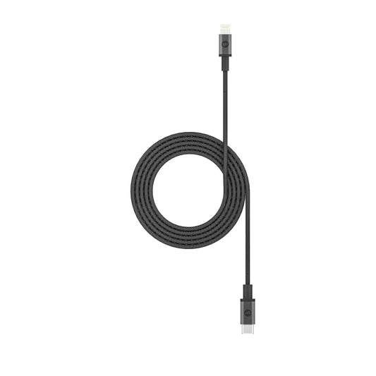 Fast Charge USB-C Cable with Lightning Connector - 1.8M Cable - Black