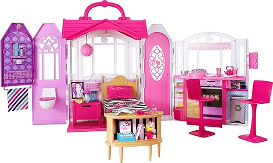 Barbie Doll House, Glam Getaway Portable House Playset