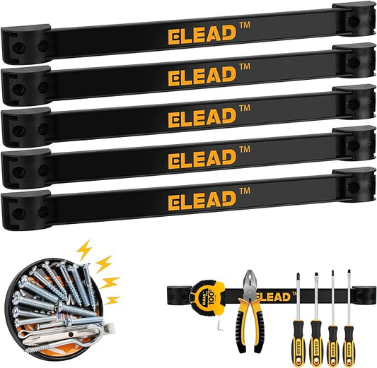 Elead Magnetic Storage Organizer Tool Holder, 6 pack