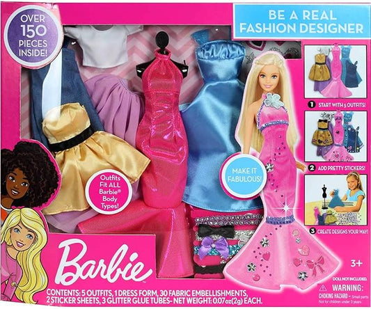 Barbie - Be A Real Fashion Designer - Fashion Designer Dress Up Set