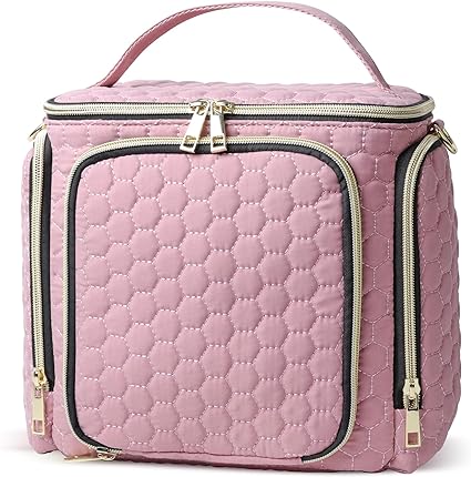 Davvshoc Toiletry Bag for Traveling, Pink