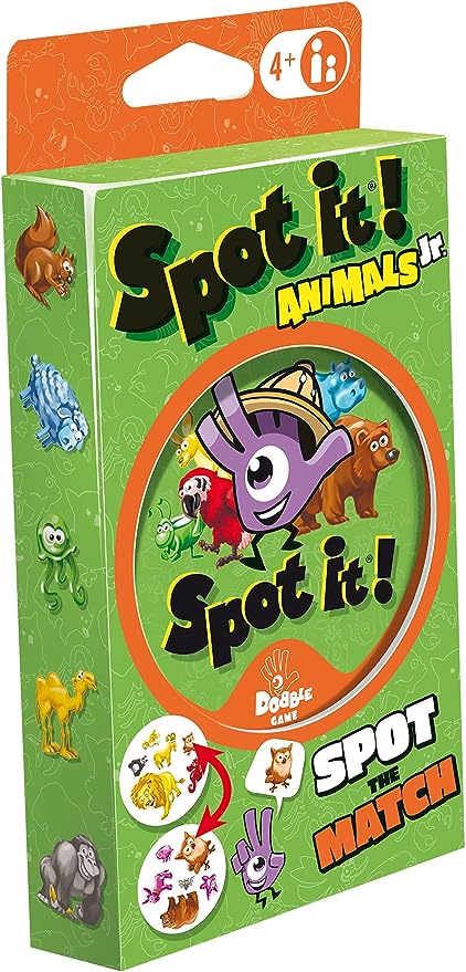 Spot It! Animals Junior Card Game