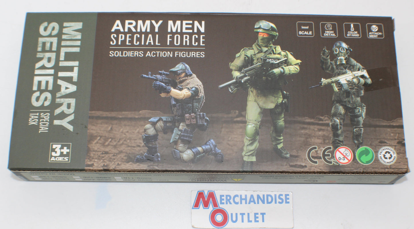 Military Series - 6PCS Army Men Soldiers Action Figures