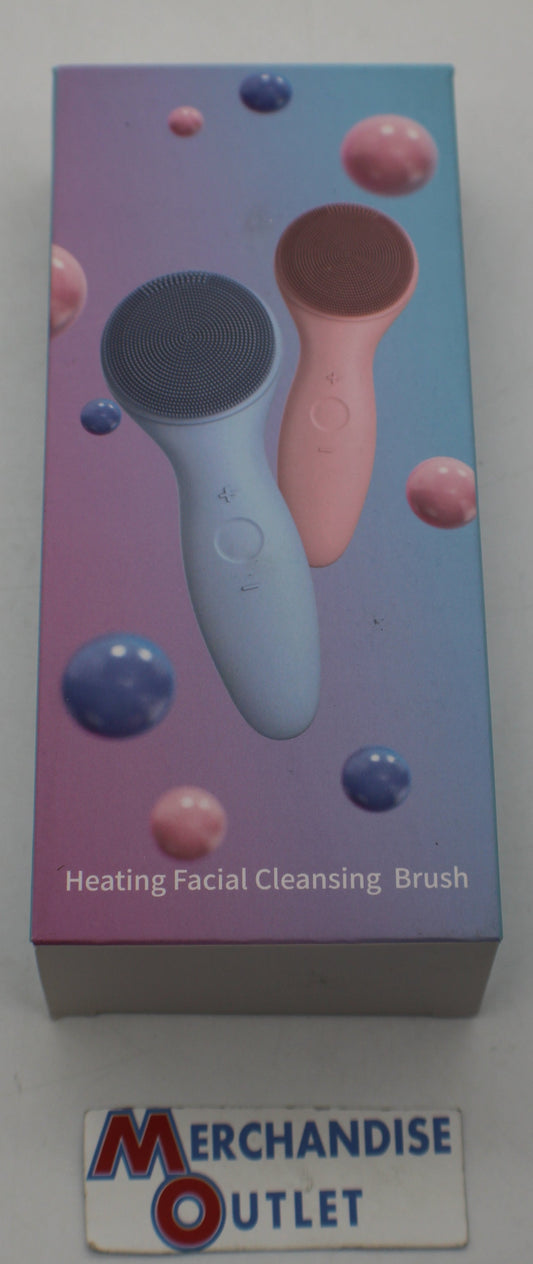 Heating Facial Cleansing Brush, Blue