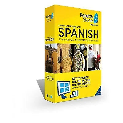 Rosetta Stone, Learn Latin American Spanish