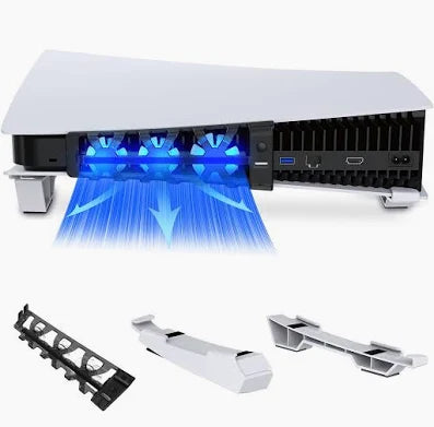 NexiGo PS5 Horizontal Stand with Silent Cooling Fan